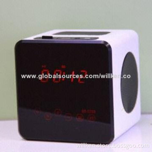 Bluetooth Speaker, light touch sensor with wooden box and acrylic panel material